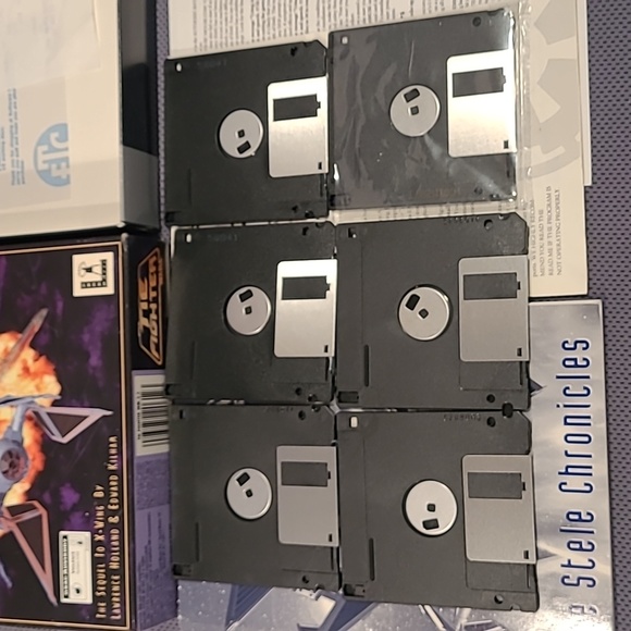 1994 Star Wars The Tie Fighter Computer Game 3.5" 1.44 MB Disks - Picture 4 of 15